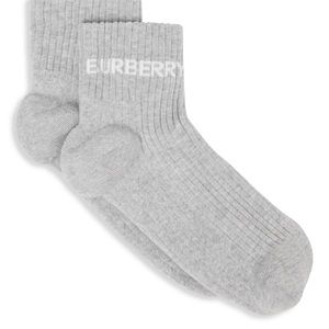 Burberry ribbed ankle sock
